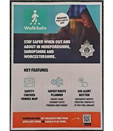 West Mercia Police's Walk Safe initiative/app